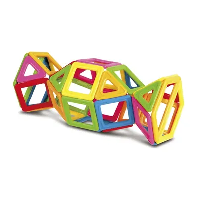 Playmags Конструктор магнитный набор 100 эл. PM151 - «Крутая забава,  отличный подарок ребенку. Зависают даже родители!!! Примеры того, что можно  построить из магнитного конструктора. » | отзывы