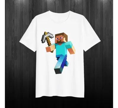 Хлопковая футболка Minecraft Цвет Зеленый - RESERVED - 8922K-77X