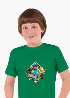 Футболка майнкрафт, футболка на мальчика 11-12 лет, minecraft — цена 140  грн в каталоге Футболки и майки ✓ Купить товары для детей по доступной цене  на Шафе | Украина #99479595