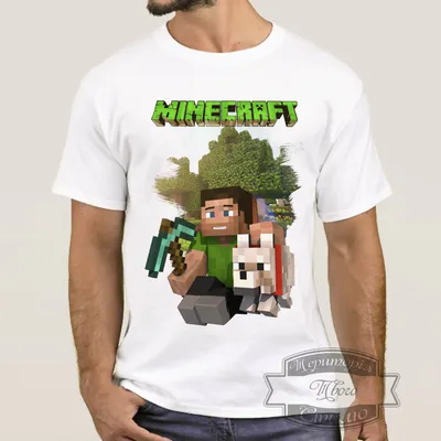 Футболка Minecraft купить футболку Майнкрафт в Украине