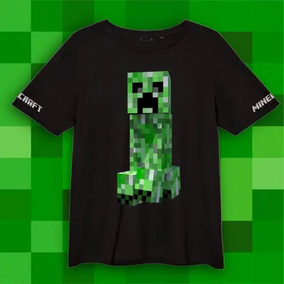 Детская футболка Minecraft Halloween Creeper «Дом с привидениями» для  мальчиков Microsoft – заказать с доставкой из-за рубежа через онлайн-сервис  «CDEK.Shopping»