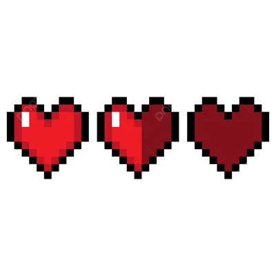 Minecraft Vector Design Images, Minecraft Heart Bar, Minecraft Png, Heart,  Bar PNG Image For Free Download