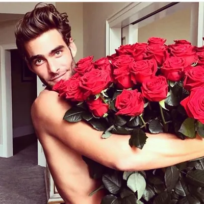 Красивый мальчик держит красную розу Фон И картинка для бесплатной загрузки  - Pngtree