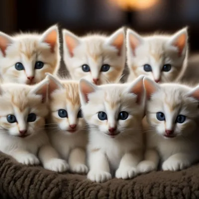 Комочки милоты! Юзеры в полном восторге от самых маленьких котят в мире  (Фото)