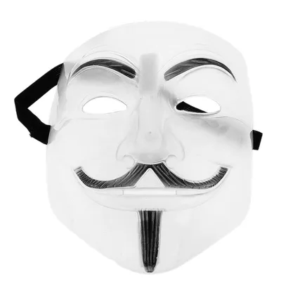 Маска Гая Фокса, маска Анонимуса с подсветкой на резинке, пластиковая маска  унисекс (ID#1998965900), цена: 270 ₴, купить на Prom.ua