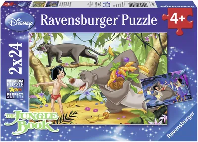 Пазлы Ravensburger. Друзья Маугли