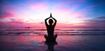 Йога медитация | Премиум векторы