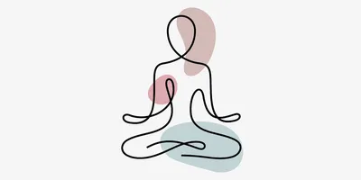 Йога и медитация на белом фоне Стоковое Изображение - изображение  насчитывающей раздумье, разум: 163689727
