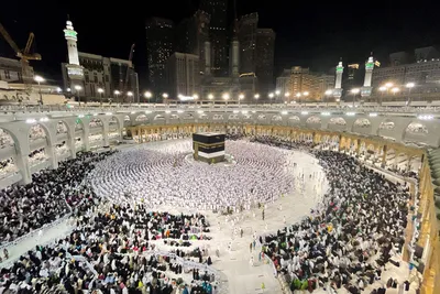 Kaaba в Мекке стоковое фото. изображение насчитывающей  достопримечательности - 28682912