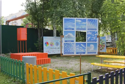 В детском саду «Лукошко» устанавливают детскую метеостанцию