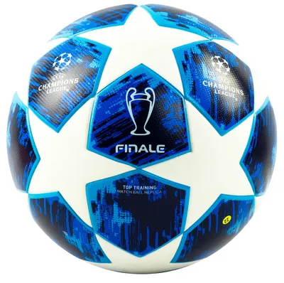 Мяч футбольный «UEFA Лига чемпионов. Finale 18 Capitano», размер 5, F33938  / синий