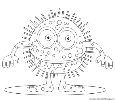 Микробы картинки для детей дошкольного - 51 фото