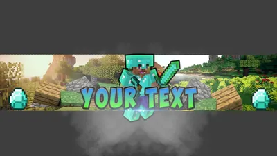 Minecraft Youtube Banner - Simple