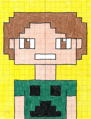 How to Draw Minecraft for Kids (free printable) - The Activity Mom
