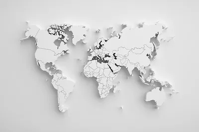 Купить картину Карта мира в Москве от художника Палонская Ирина