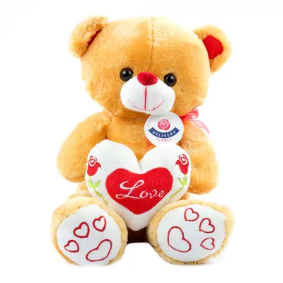 Плюшевый мишка с сердцем/ медведь 60 см - 140 см купить по цене 999 ₽ в  интернет-магазине KazanExpress