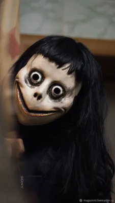 Маска Момо Коллекционная с Париком Momo mask with WIG в интернет-магазине  Ярмарка Мастеров по цене 4999 ₽ – KLDHKBY | Маски персонажей, Москва -  доставка по России