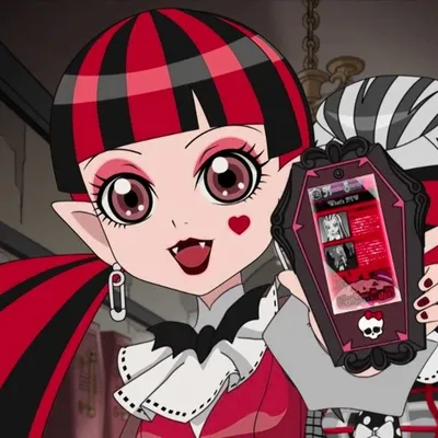 Draculaura Anime MH | Monster high art, Monster high, Kawaii monsters