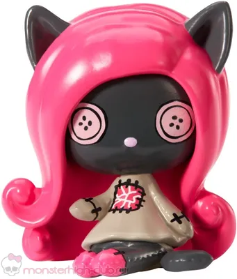 Промо-фото мини-фигурки Кэтти Нуар Monster High Minis из коллекции Rag Doll  (Rag Doll Ghouls) | Monster High