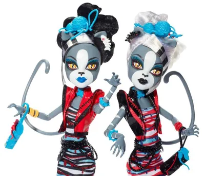 MONSTER HIGH Куклы Пурсефона и Мяулодия Базовые Школа Монстров Монстер Хай  / Purrsephone and Meowlody - «Веркошки. 8 тыс - за что? Мои эксперименты -  Мяулодия со стертой мордочкой и стриженой челкой.