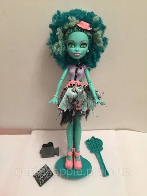 Mattel Monster High Viperine Gorgon / Монстр Хай Вайперин Горгон - Серия \" Страх, камера, мотор!\" - «Платиновая блондинка - почти как Барби, но со  своими змеями в голове. Чем не понравилась.» | отзывы