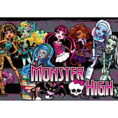 Съедобная Вафельная сахарная картинка на торт Школа Монстер Хай Monster  High 003. Вафельная, Сахарная бумага, Для меренги, Шокотрансферная бумага.