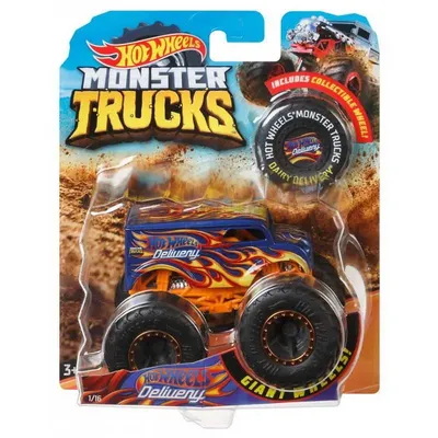 Посмотрите на необычные «игрушечные» монстр-траки Hot Wheels. У самого  большого — 66-дюймовые колёса - читайте в разделе Новости в Журнале Авто.ру