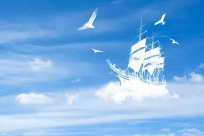 корабль в море с парусами высокого качества изображения новый фон вектор,  судно, морской корабль, фон корабля фон картинки и Фото для бесплатной  загрузки