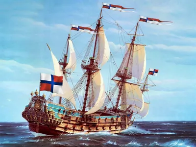 Картина на полотне Корабль в море № s18347 в ART-holst.com.ua