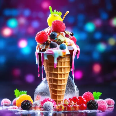 Рожок Мороженого Держат В Сервьете — стоковые фотографии и другие картинки  Ванильное мороженое - Ванильное мороженое, Великобритания, Вертикальный -  iStock