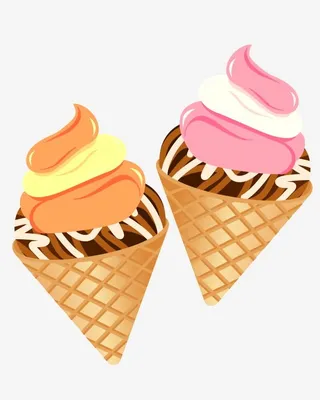 Цветная фотография вектора рога мороженого. Облака на закате мороженого.  Закат десерт в конусе вафли. Сюрреализм аллегории. Иллюстрация вектора -  иллюстрации насчитывающей иллюстрация, облака: 170973847
