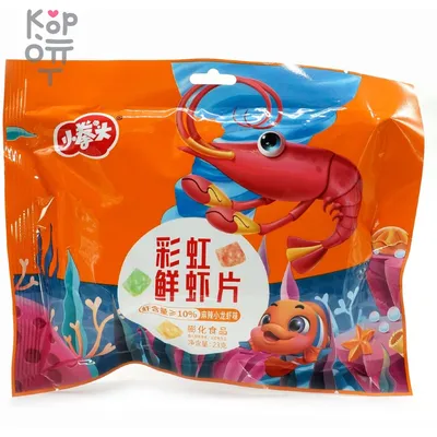 Чипсы - Морские обитатели 42гр. по цене 40 руб. в интернет магазине  Корейские товары для всей семьи(КорОпт)