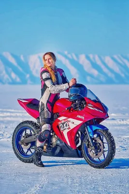 Женщина, мотоцикл, гонки | Пикабу