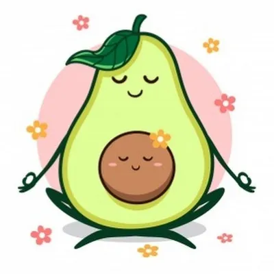 Картинки мультяшного авокадо фото