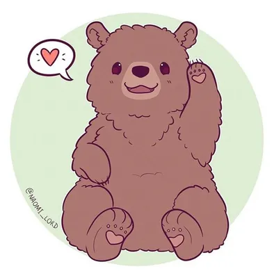 мультяшный медведь с маленькой сумкой PNG , мультфильм, медведь, медвежонок  PNG картинки и пнг рисунок для бесплатной загрузки