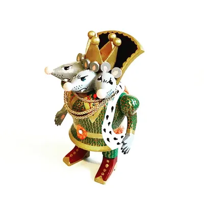 Щелкунчик и Мышиный король – заказать на Ярмарке Мастеров – PKU70BY |  Новогодние сувениры, Домодедово