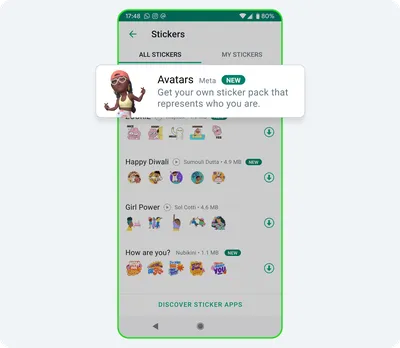 Express Yourself With Avatars on WhatsApp | Meta