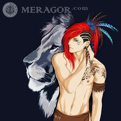 Аватар с золотогривым львом, красивая картинка с царём зверей — Авы и  картинки