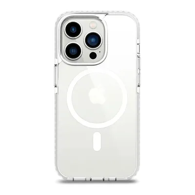 Чехол для iPhone 13 силиконовый прозрачный MagSafe купить в Минске