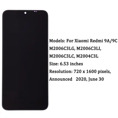 Дисплей для Realme C11 2020/C15 с тачскрином (черный) в Москве - купить в  интернет-магазине от 690 рублей