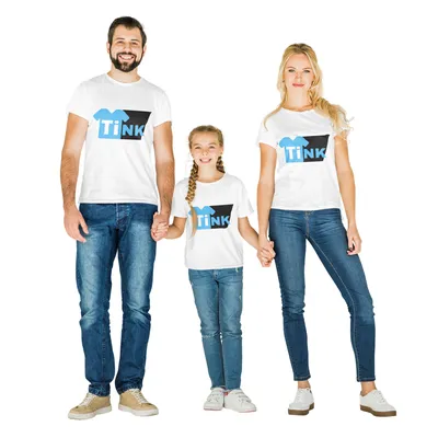 Новогодние футболки для всей семьи