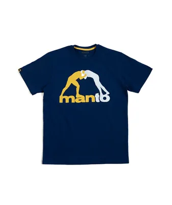 Купить футболку MANTO t-shirt LOGO navy blue в синем цвете
