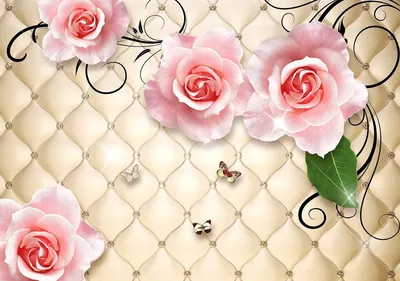 Фотообои Кремовая роза купить на стену • Эко Обои
