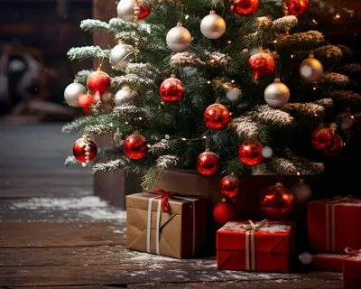 Обои рождество, новый год, зима, улица, снегопад, настроение картинки на  рабочий стол, фото скачать бесплатно