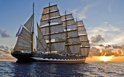 Парусник - Корабли - обои на рабочий стол | Sailing ships, Sea and ocean,  Sailing