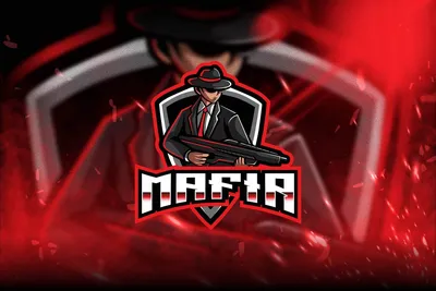Download Mafia Esport Logo Template - Шаблон логотипа на тему графика