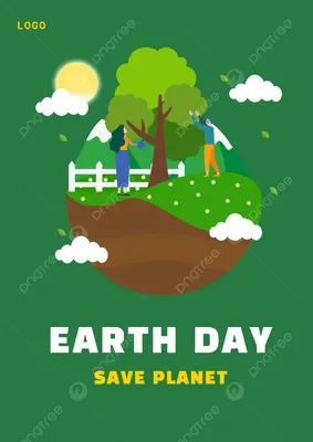 плакат об охране окружающей среды по случаю Всемирного дня земли рисунок  Шаблон для скачивания на Pngtree