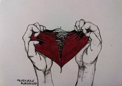 Рисунки на тему разбитое сердце (45 фото) » рисунки для срисовки на  Газ-квас.ком