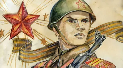 Плакат на тему Великой Отечественной войны - Фрилансер Анастасия Мокина  mortuus1 - Портфолио - Работа #3562088
