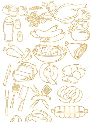 Немецкой традиционной картина еды нарисованная рукой безшовная Предпосылка  кухни Германии Еда и питье Иллюстрация вектора - иллюстрации насчитывающей  решетка, украшение: 104126222